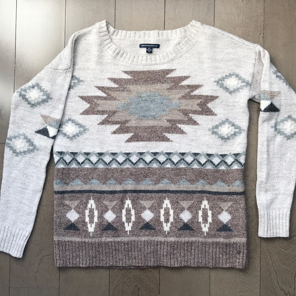 American Eagle Aztec Sweater